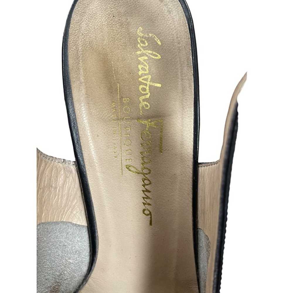 Salvatore Ferragamo Women's Navy Blue Shoes/Pump/… - image 5