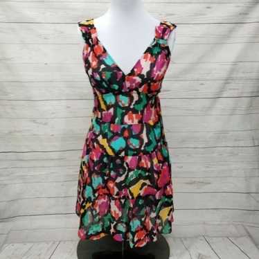 Nanette Lepore 4 MultiColor Silk Dress