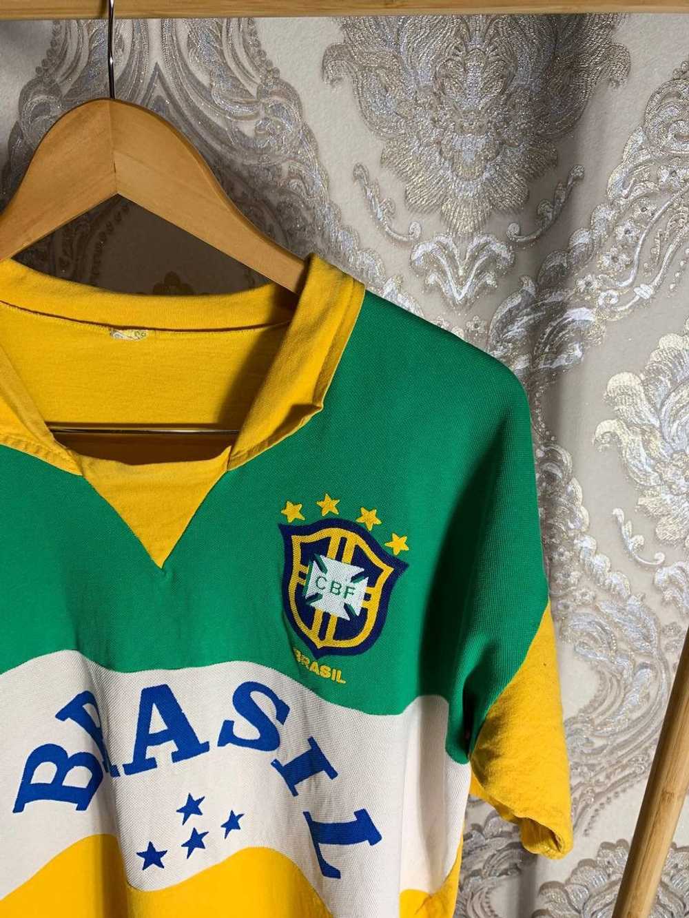 Penalty Brazil × Soccer Jersey × Vintage VERY RAR… - image 4