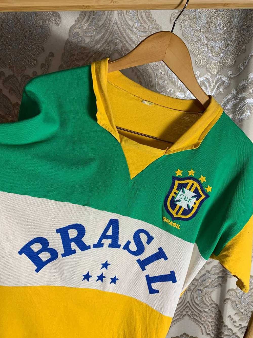 Penalty Brazil × Soccer Jersey × Vintage VERY RAR… - image 5