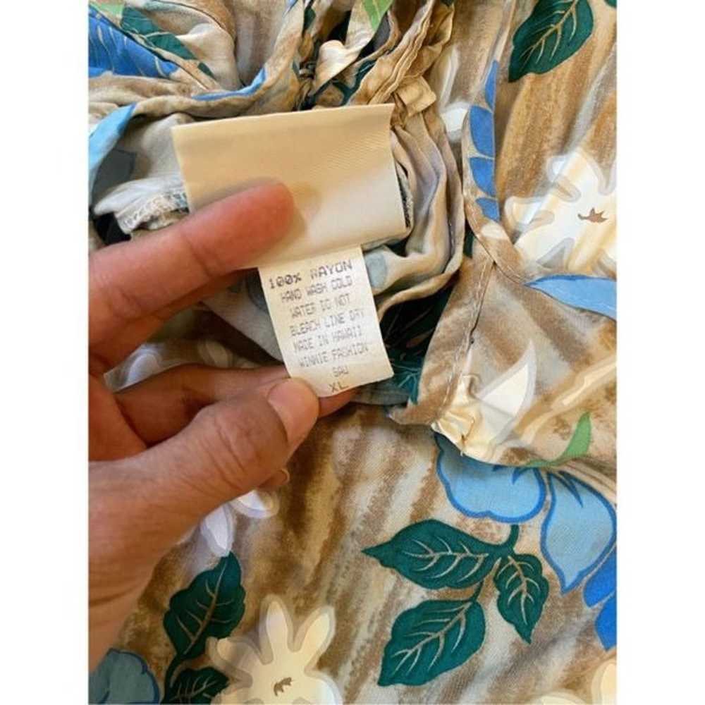 Vintage made in Hawaii Winnie fashions floral Haw… - image 5