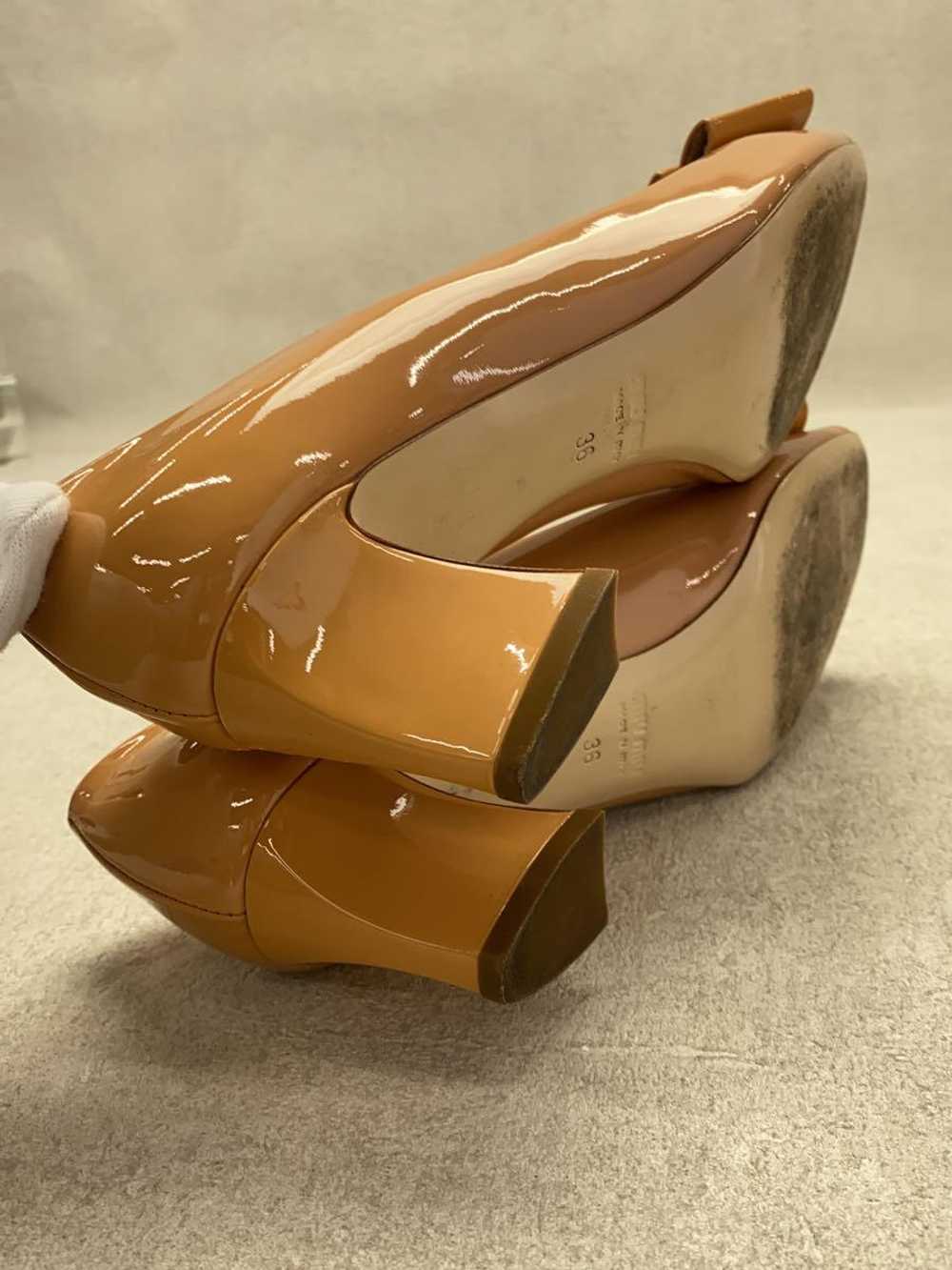 Miu Miu Sandals/36/Beg/Patent/Ribbon Shoes Bbm63 - image 4