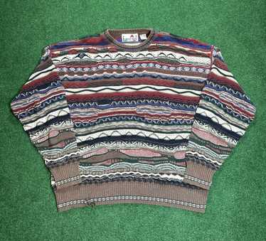 Vintage 90s Florence Tricot Coogi shops Style Textured Knit Sweater