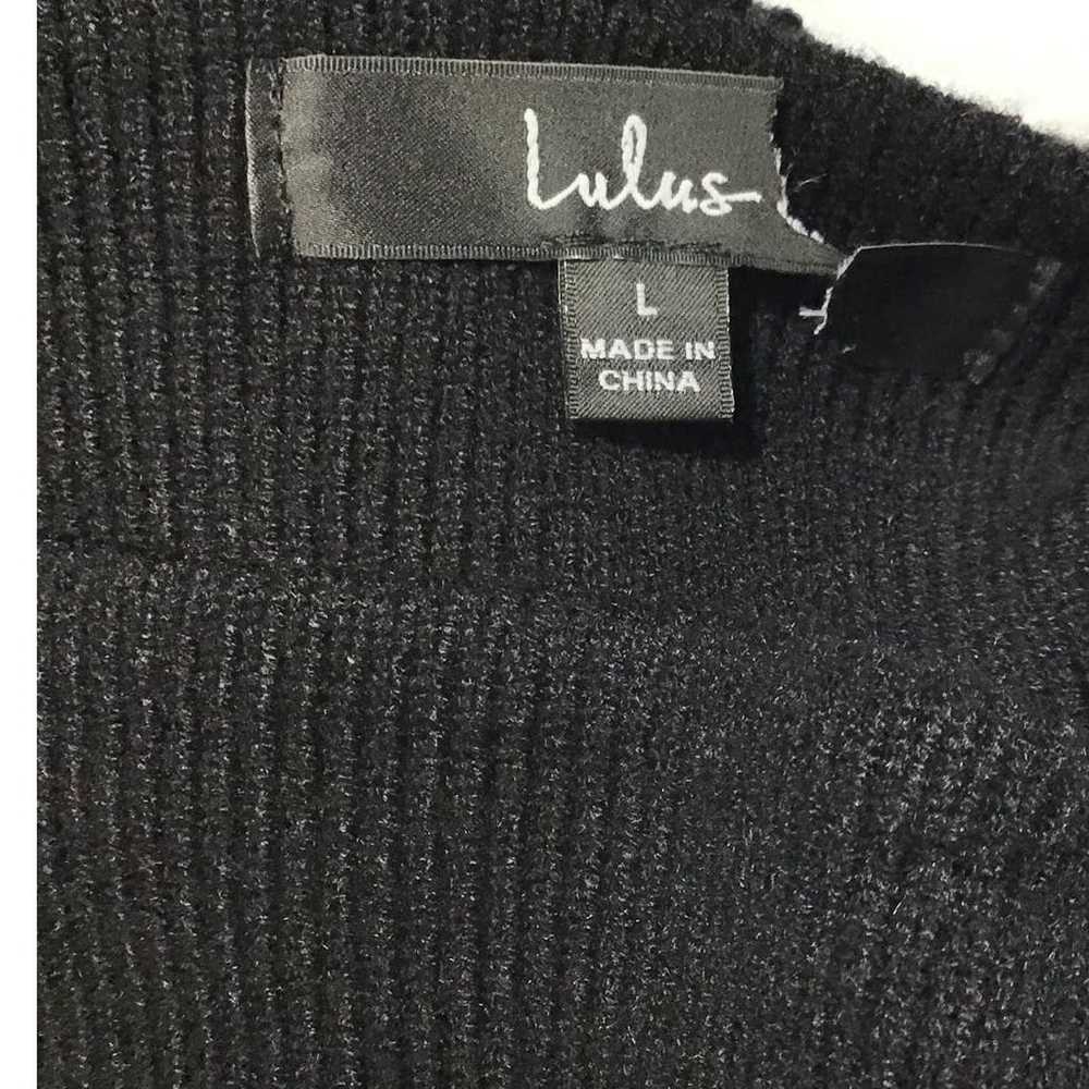 LULU'S SZ L Fall into Fashion Black Dolman Sleeve… - image 6