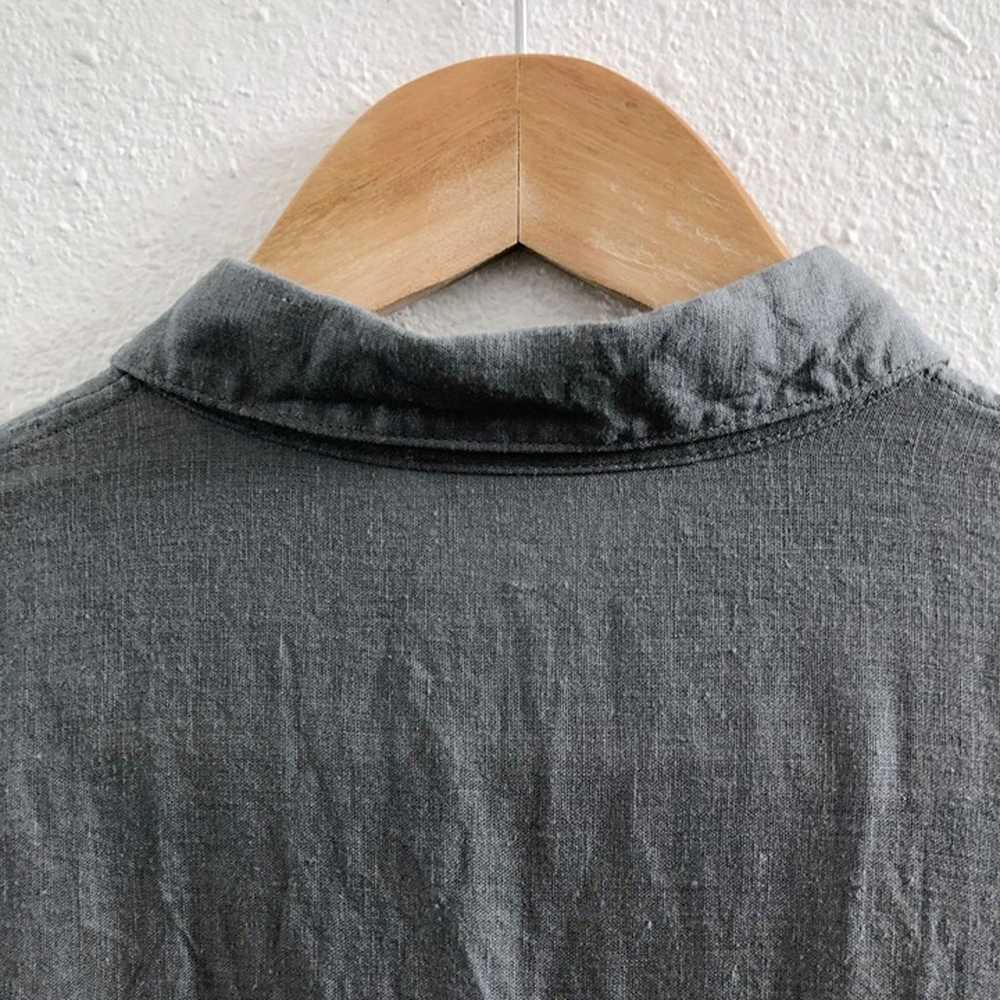 UNIQLO Linen/ Rayon Blend Short Sleeves Oversized… - image 4
