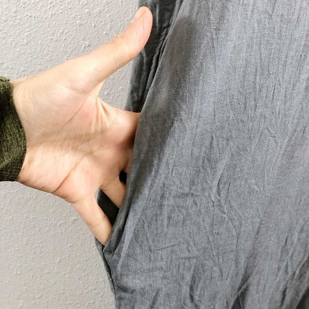 UNIQLO Linen/ Rayon Blend Short Sleeves Oversized… - image 7