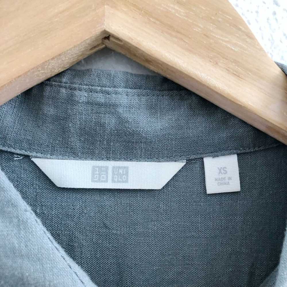 UNIQLO Linen/ Rayon Blend Short Sleeves Oversized… - image 8