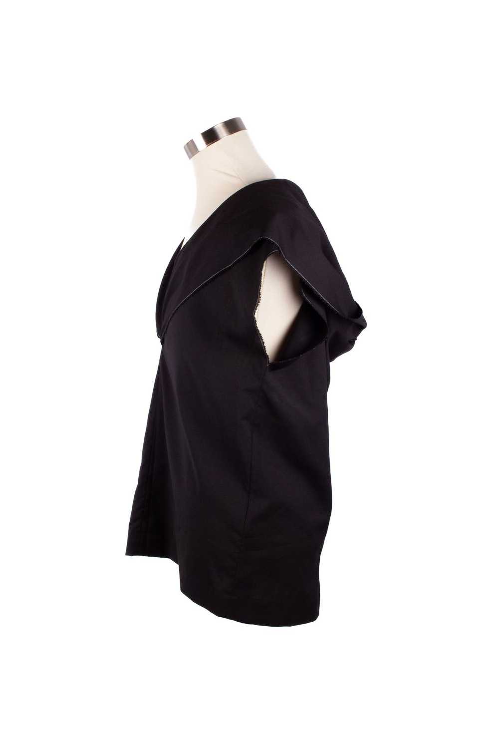 Dior DIOR HOMME BLACK WOOL DOUBLE HOODED CAP SLEE… - image 3