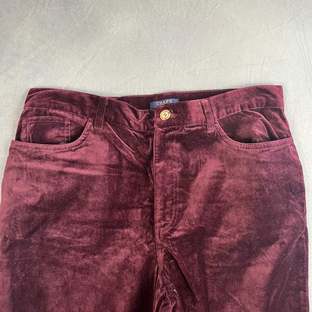 Chaps Chaps Ralph Lauren Soft Velour Pants Women'… - image 2