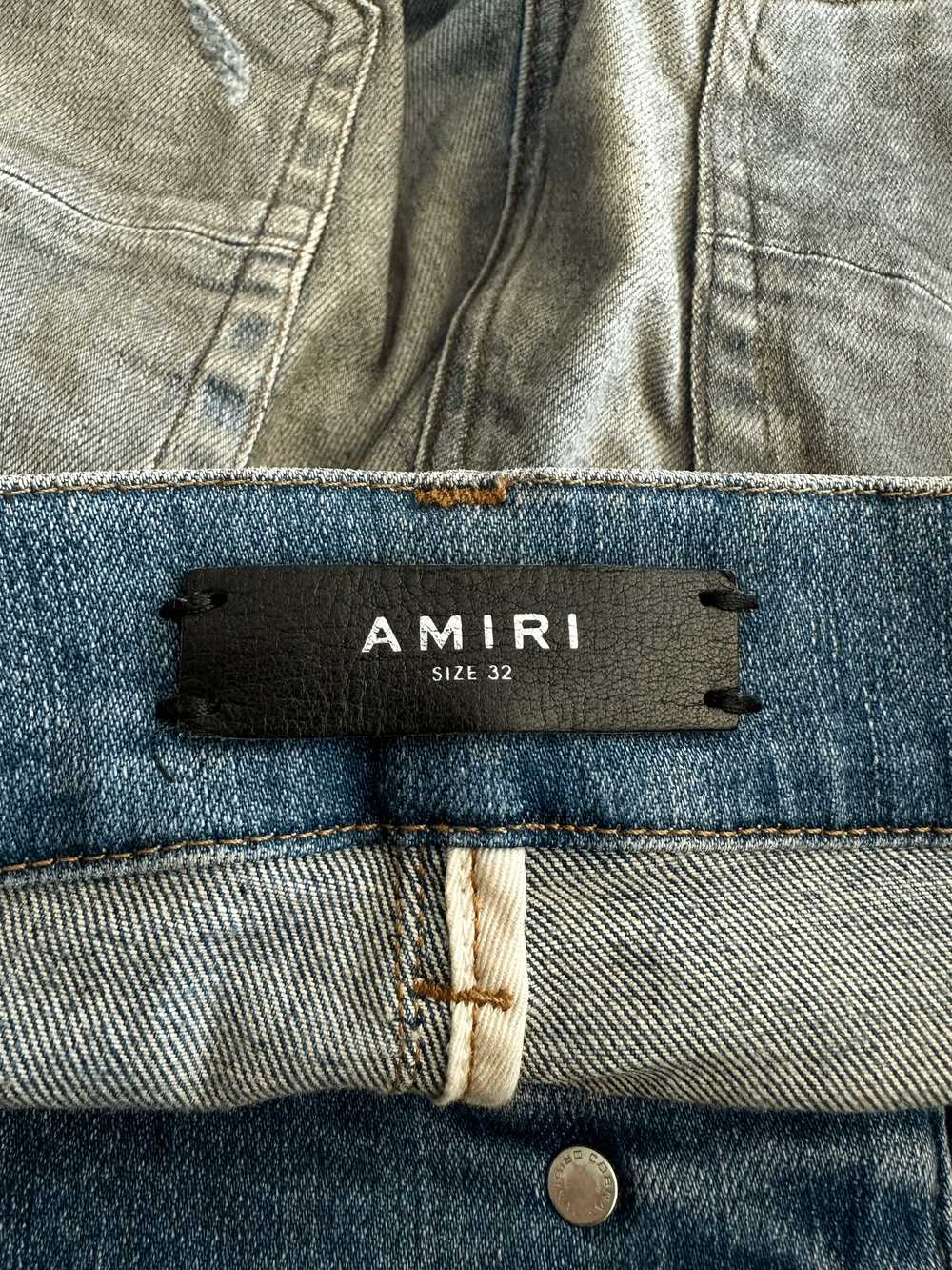 Amiri Amiri Dirty Indigo Cashmere Patch Mx1 Distr… - image 3