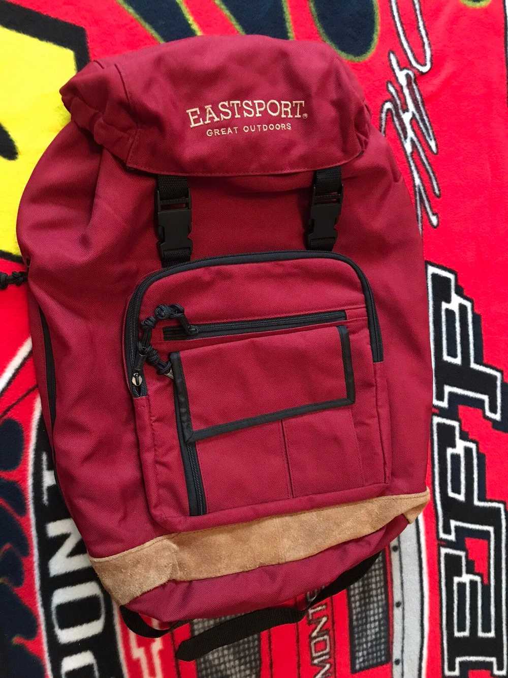 Bag × Vintage Vintage Eastport Book Bag Backpack - image 2