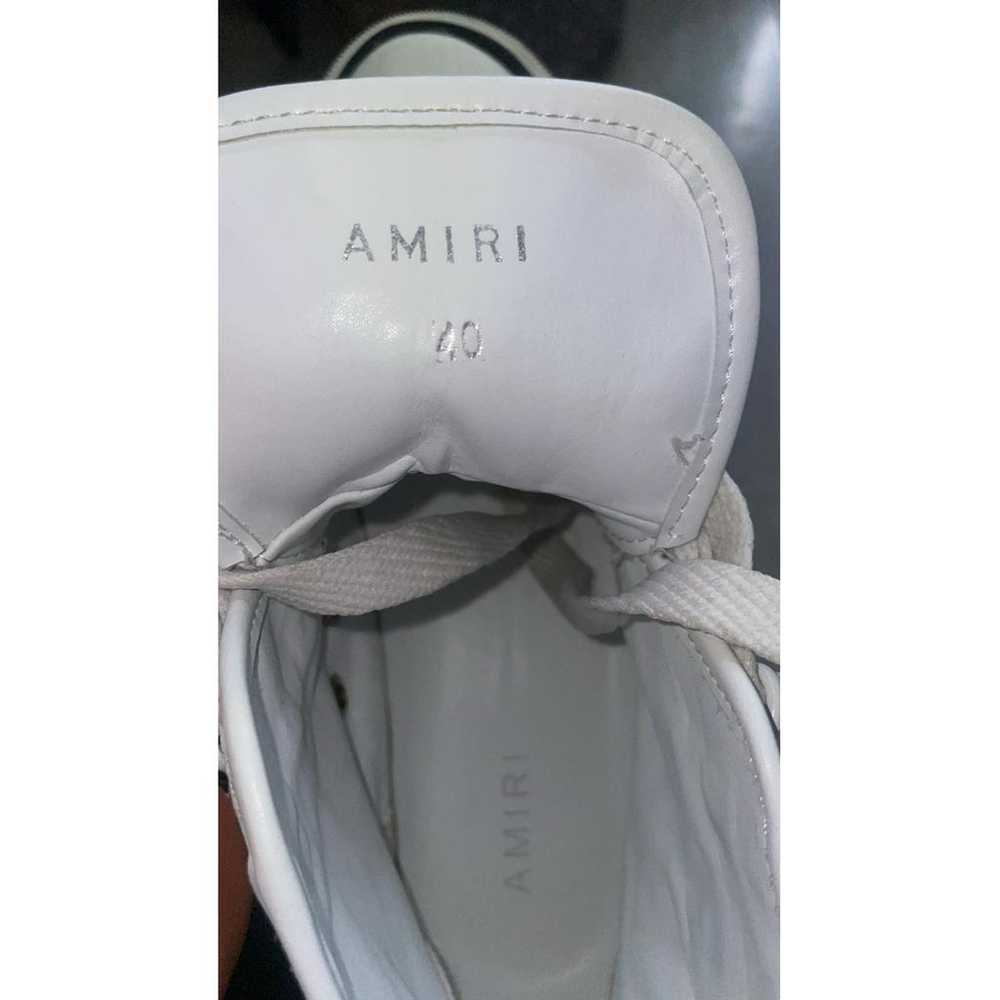 Amiri Leather high trainers - image 4