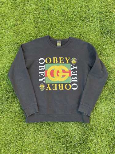 Obey × Vintage Obey Gucci vibe rare og sweatshirt