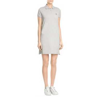 Kenzo Gray Cotton Polo Shirt Dress S