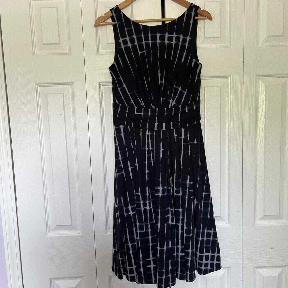 Women’s Donna Karen Navy Tie Dye Dress Size Small - image 1