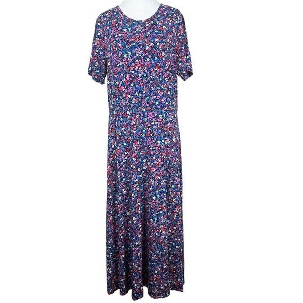 Draper James Tammy Midi Dress Women Large Ditsy F… - image 1