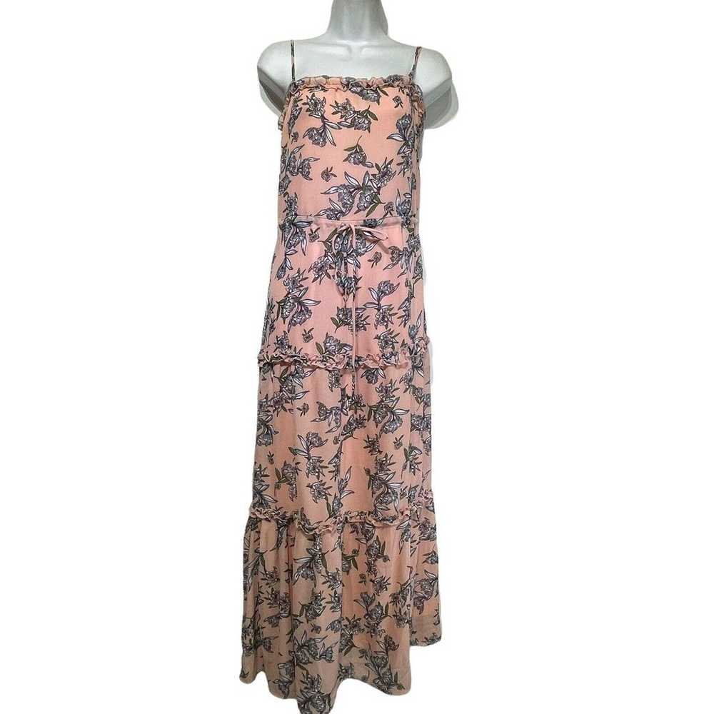 heartloom pink floral long maxi tier dress Size S - image 1
