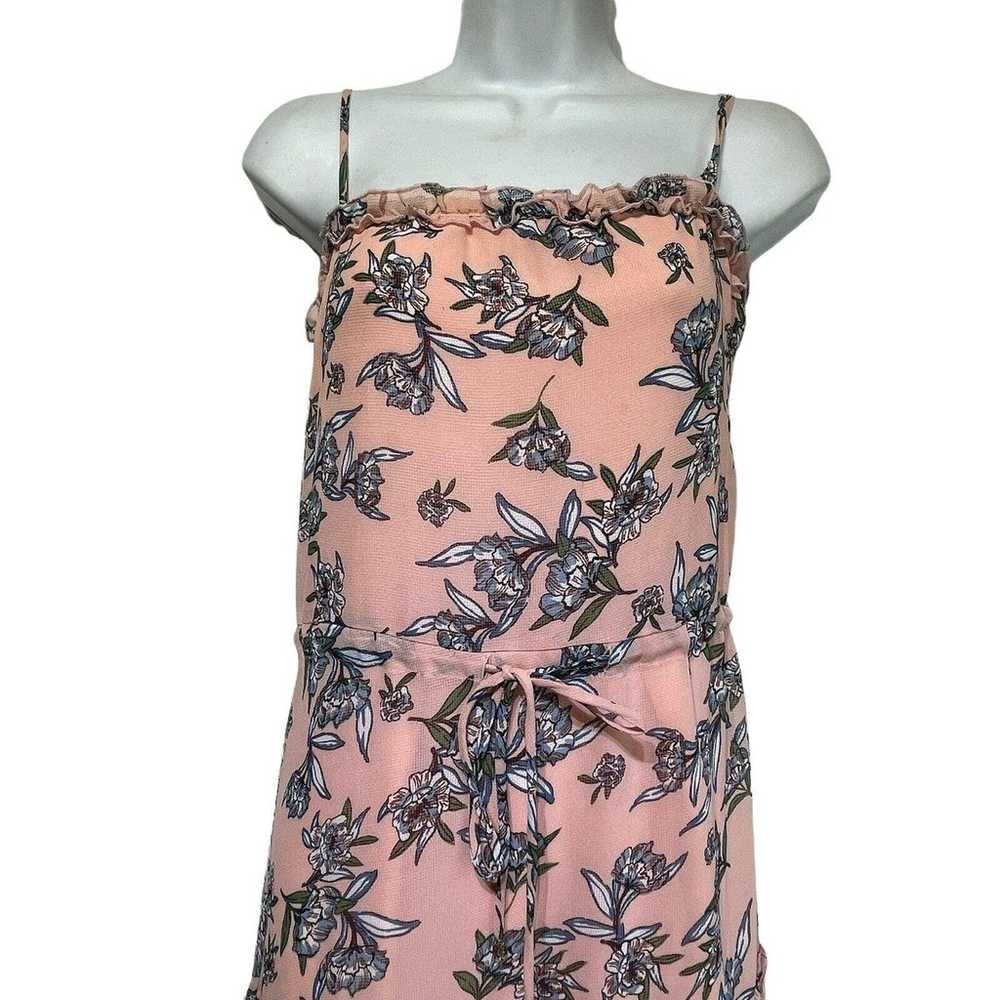 heartloom pink floral long maxi tier dress Size S - image 4