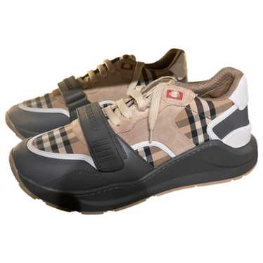Burberry Regis leather high trainers - image 1