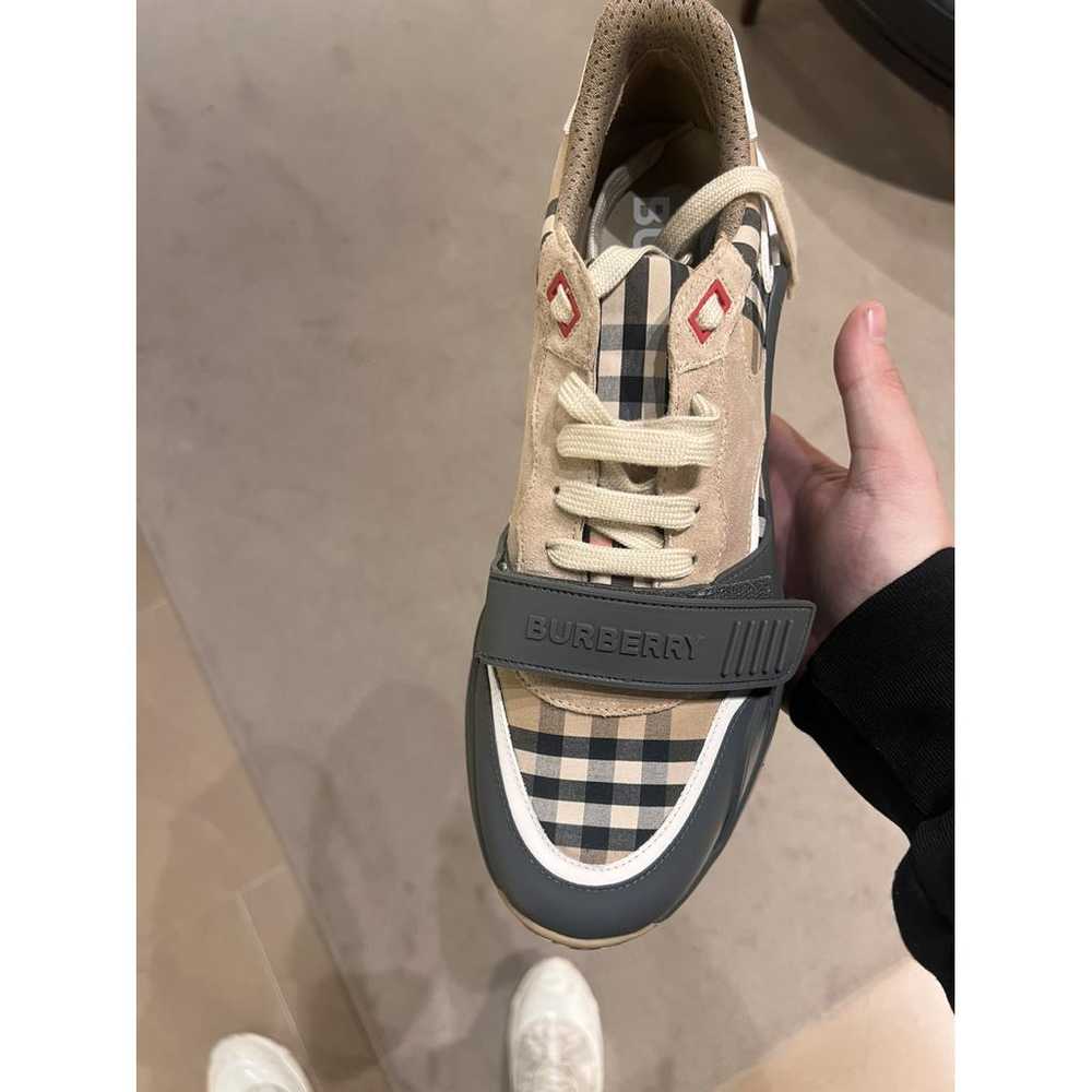 Burberry Regis leather high trainers - image 5