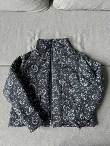 MNML Black Bandana Puffer Jacket