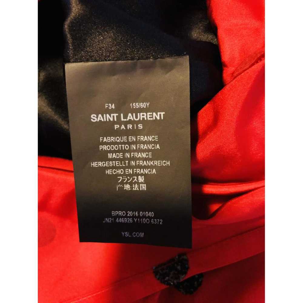 Saint Laurent Silk mini skirt - image 9