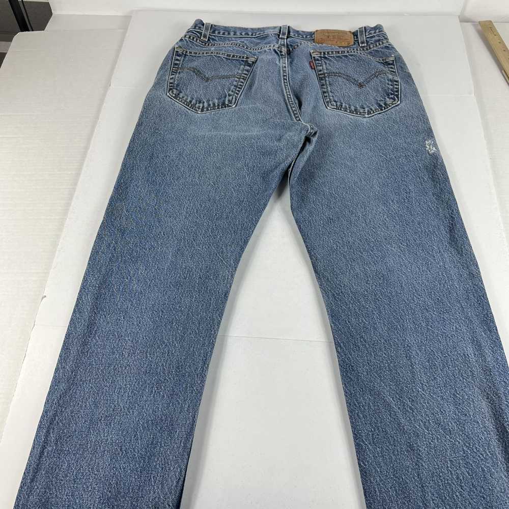 Levi's × Vintage VTG Levi's Jeans 505 Straight Bl… - image 11