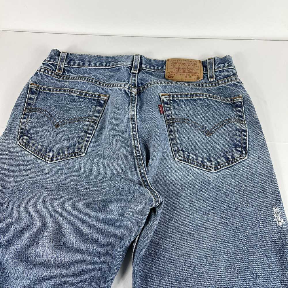 Levi's × Vintage VTG Levi's Jeans 505 Straight Bl… - image 12