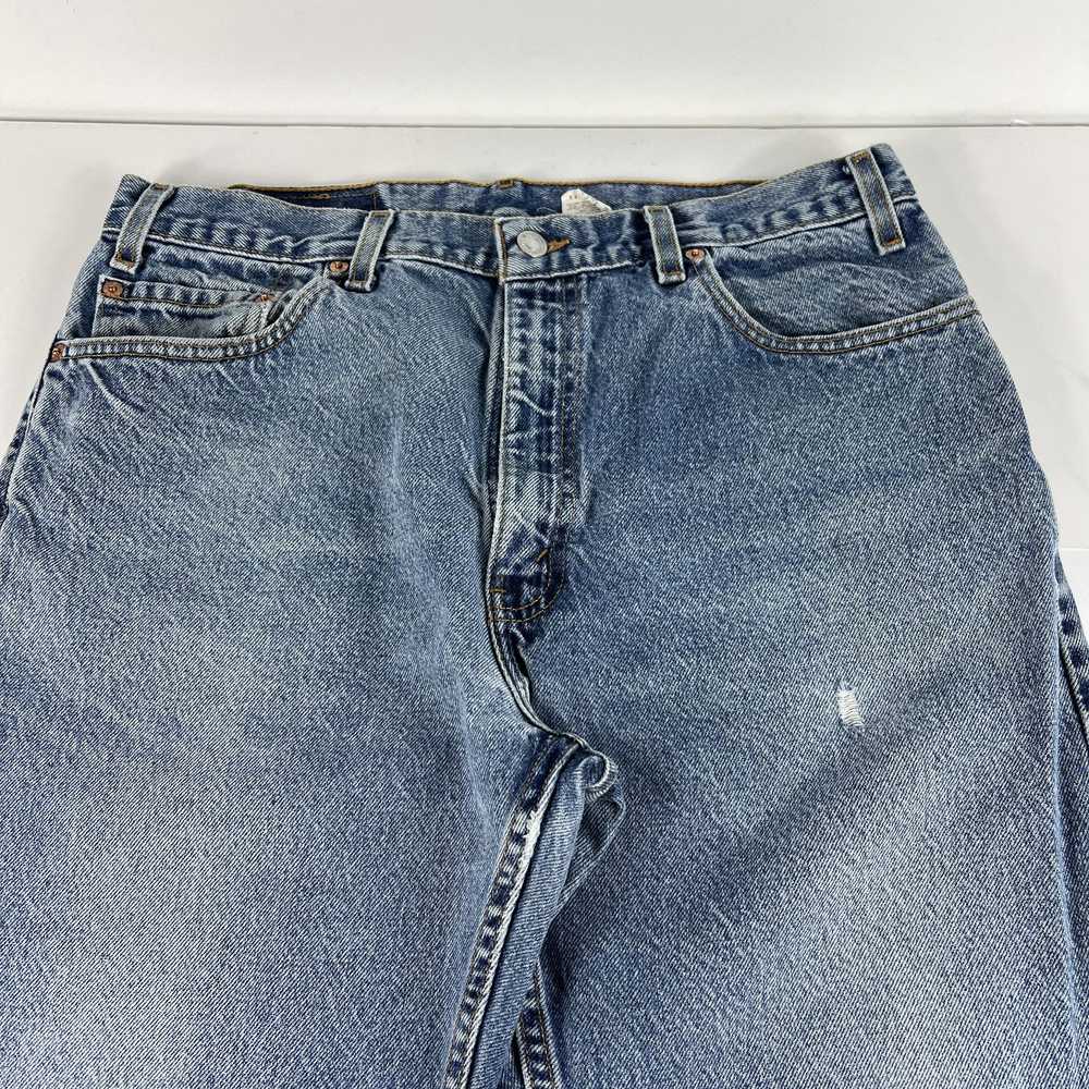 Levi's × Vintage VTG Levi's Jeans 505 Straight Bl… - image 2