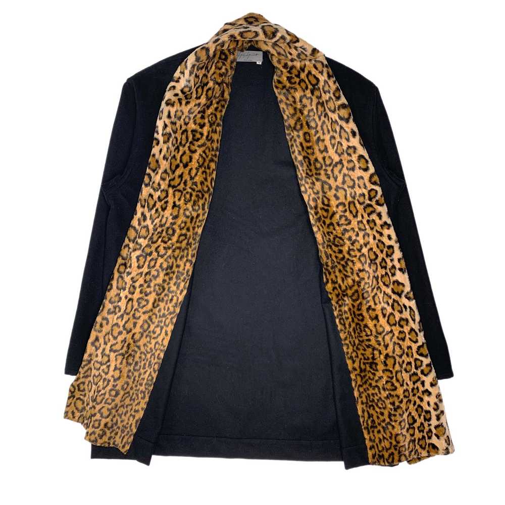 Yohji Yamamoto AW92 Leopard Shawl Wool Jacket - image 2