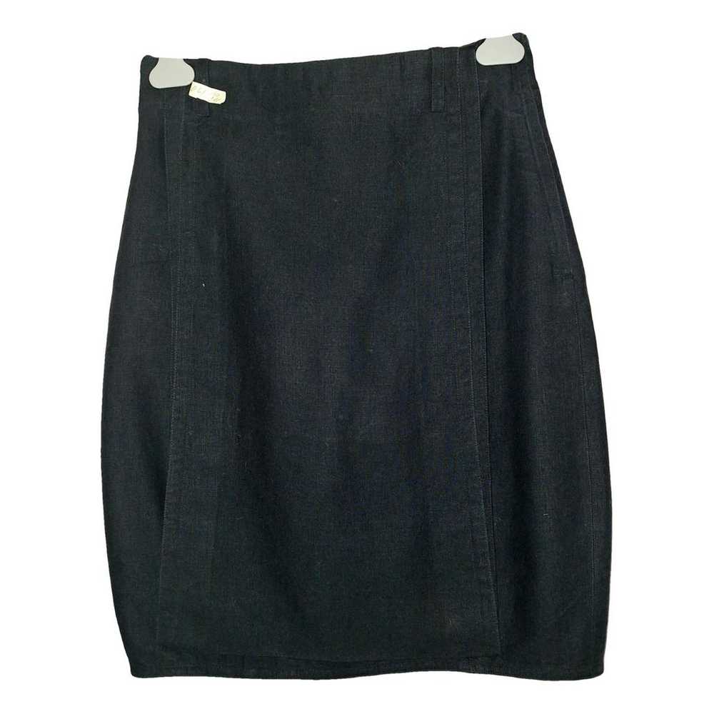 Gianni Versace Linen mid-length skirt - image 1