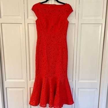 Jay Godfrey mermaid lace cut out dress size 6 - image 1