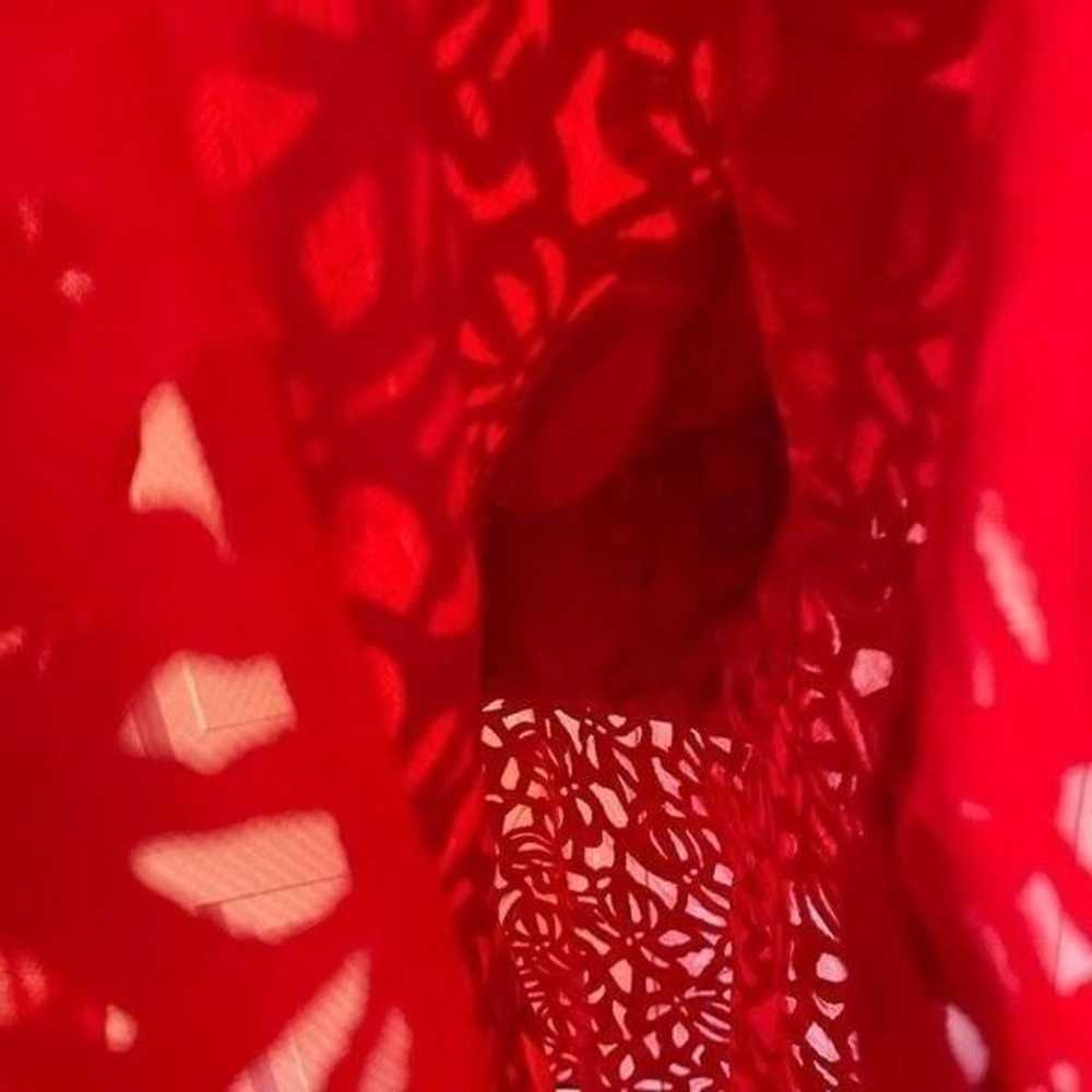 Jay Godfrey mermaid lace cut out dress size 6 - image 3