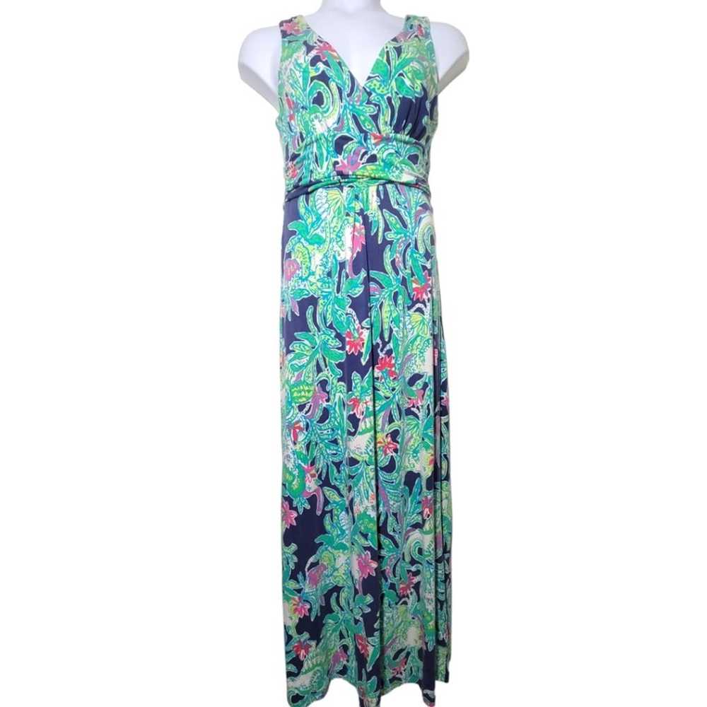 Lilly Pulitzer Sloane Maxi Dress Size Large in Tr… - image 2