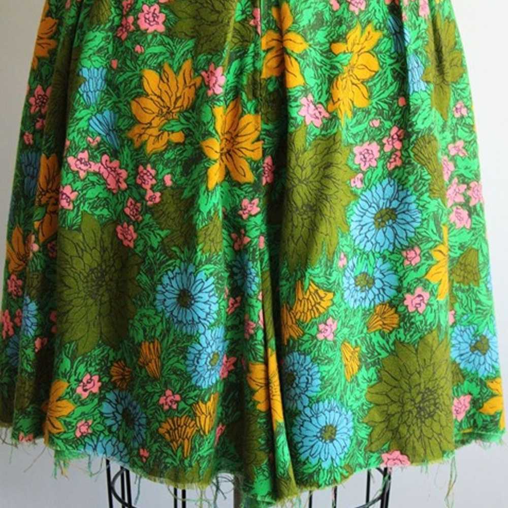 Vintage 1960s Jumpsuit, Rosa Ray Floral Print Cut… - image 3