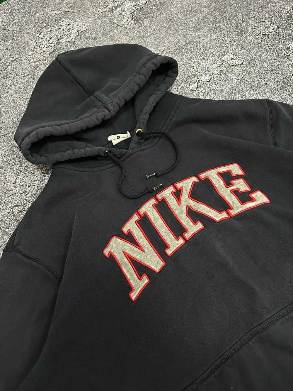 Nike × Vintage Distressed Nike Big Logo Baggy Fad… - image 2