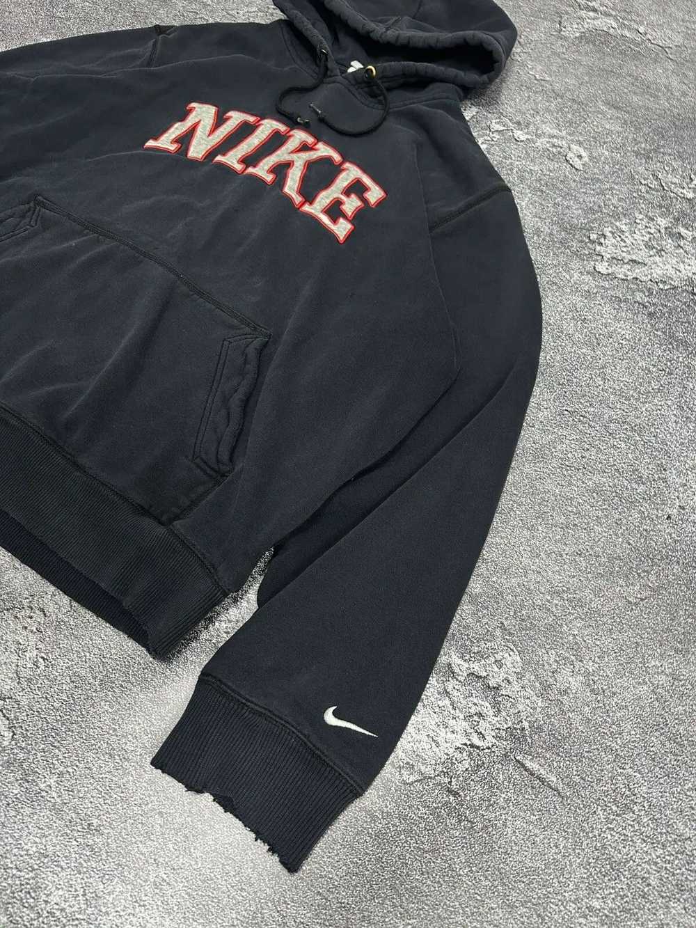 Nike × Vintage Distressed Nike Big Logo Baggy Fad… - image 3