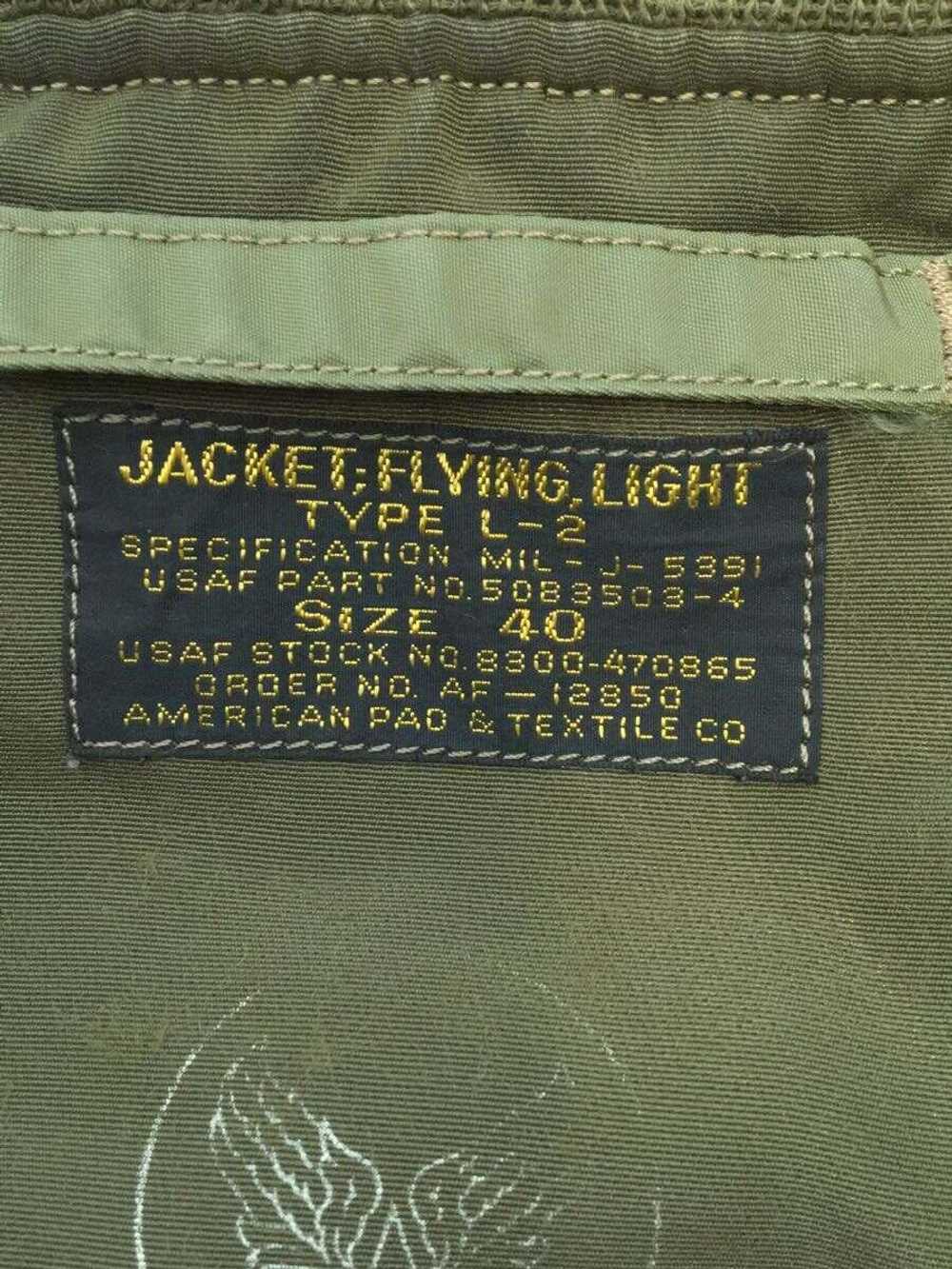 Buzz Rickson's L-2/Flight Jacket/40/Nylon/Green/B… - image 3