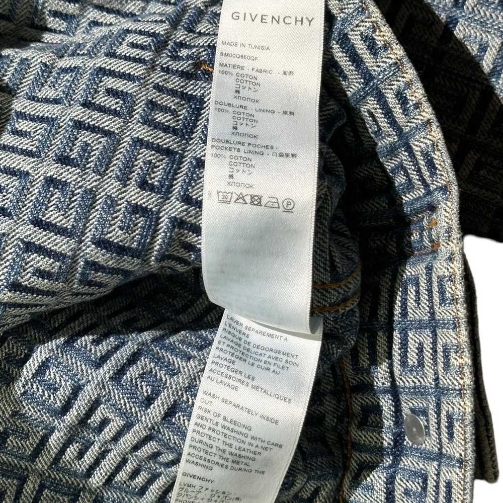 Givenchy $1,490 4G monogram denim jacket - image 4