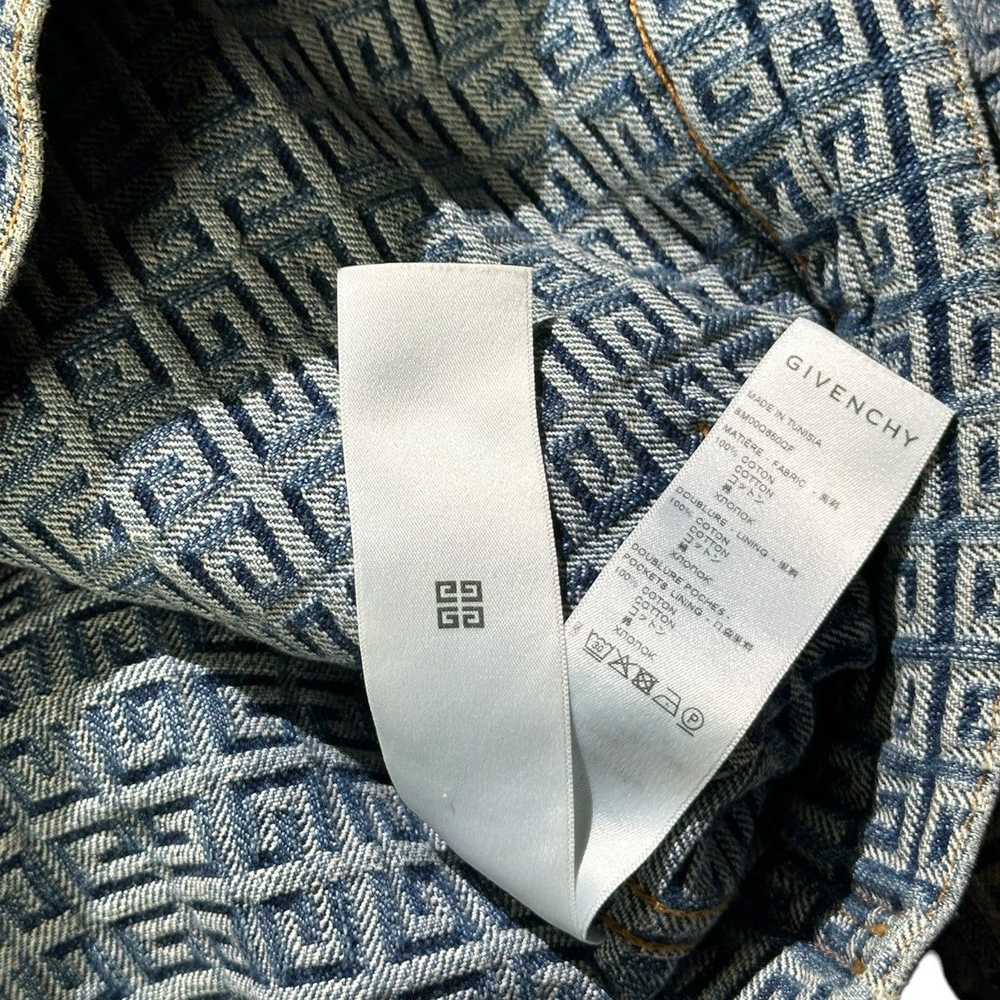 Givenchy $1,490 4G monogram denim jacket - image 5