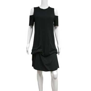 Morgane Le Fay Women's Black Cotton Cold Shoulder… - image 1