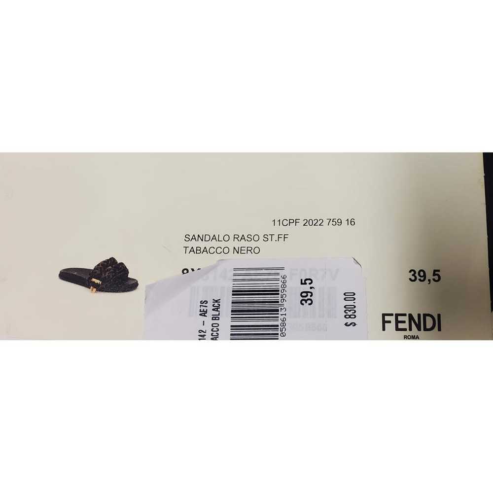 Fendi Fendi Feel cloth flip flops - image 5