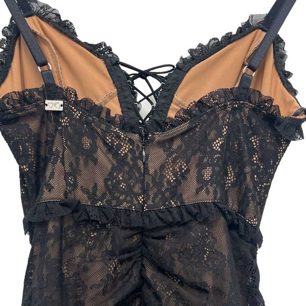 For Love And Lemons Gracie Lace Slip Dress Black … - image 7