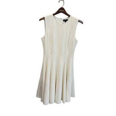 Theory Canvas Tweed Peplum Dress Size 4 - image 1