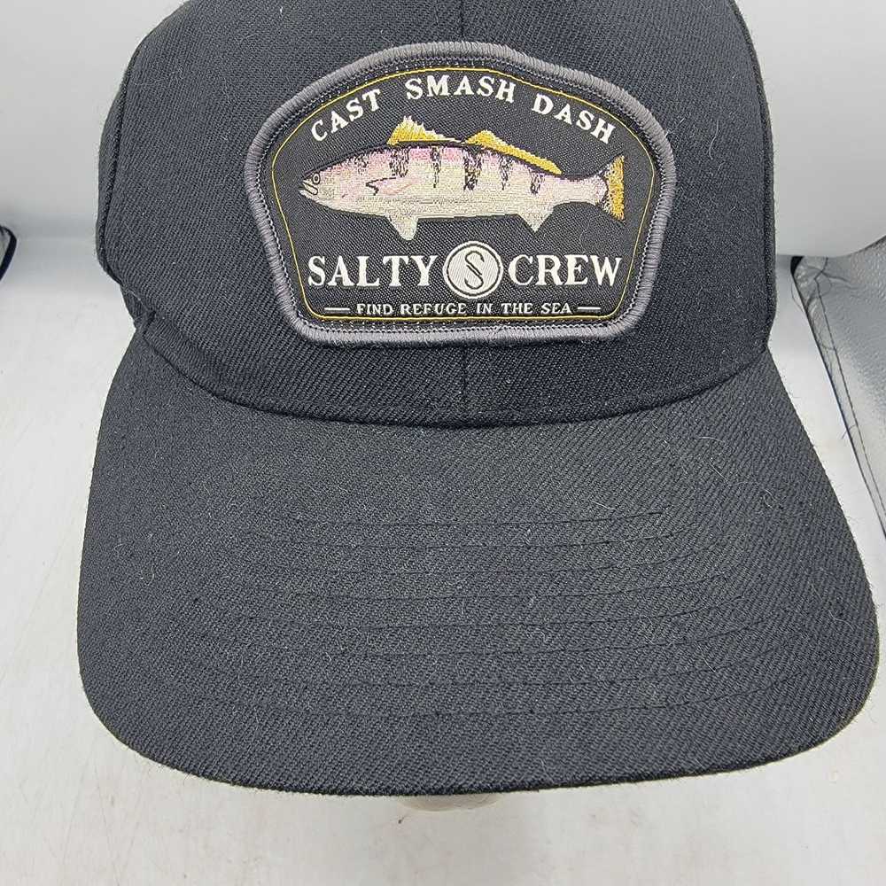 Other Salty Crew Grey Ghost 6 Panel Black Hat Fis… - image 5