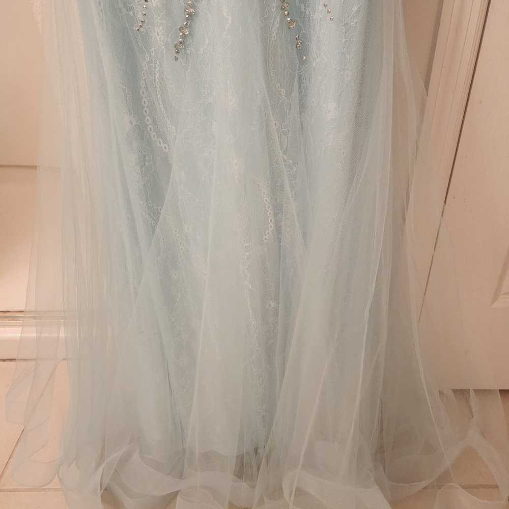 3XL Light Blue Formal Dress - image 4
