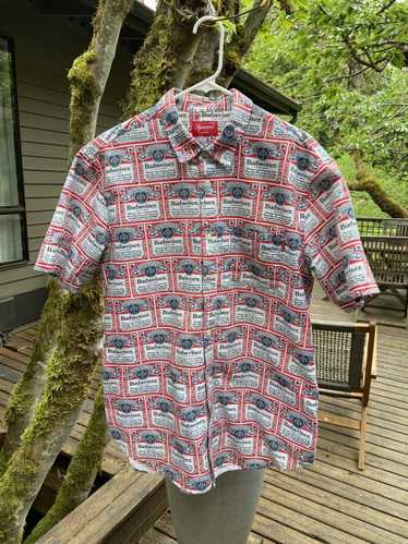 Supreme Supreme Budweiser Button Up XL