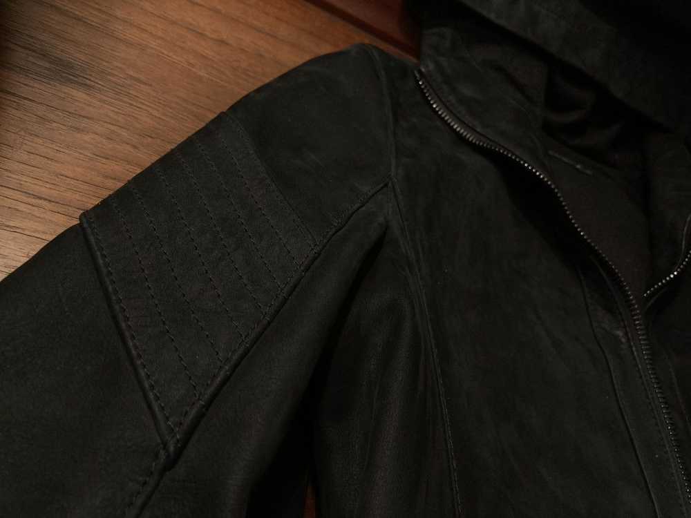 Alexandre Plokhov Black Leather w/ Hood - image 6