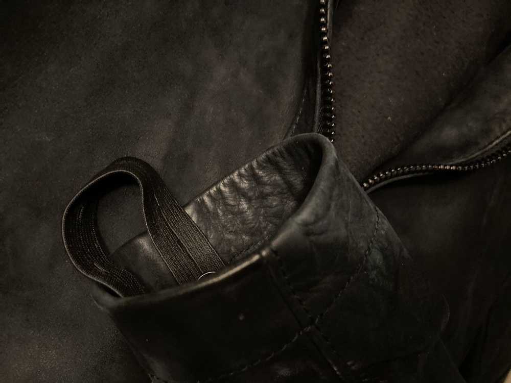 Alexandre Plokhov Black Leather w/ Hood - image 7