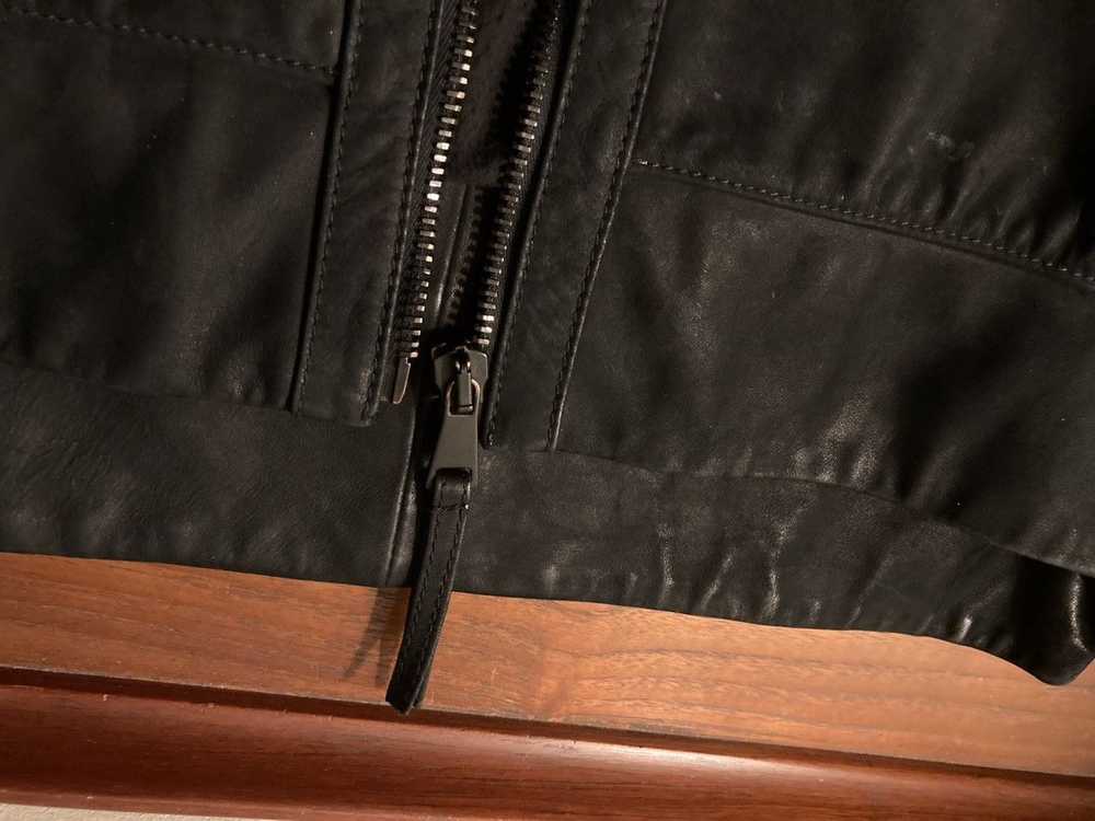 Alexandre Plokhov Black Leather w/ Hood - image 9